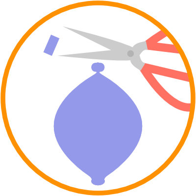 Give it a final trim and you’re ready to start squeezing