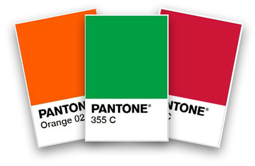 Print Colours - Pantone Cards