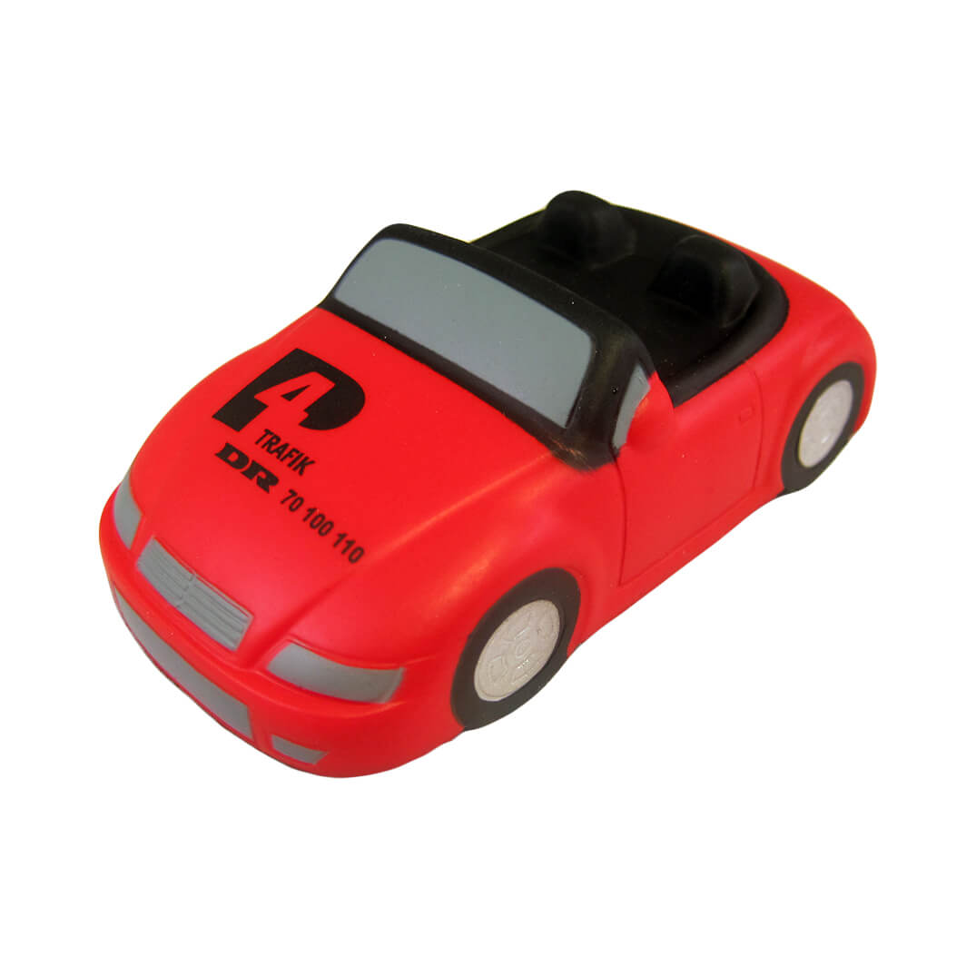 Red Sports Car Cabriolet Front View