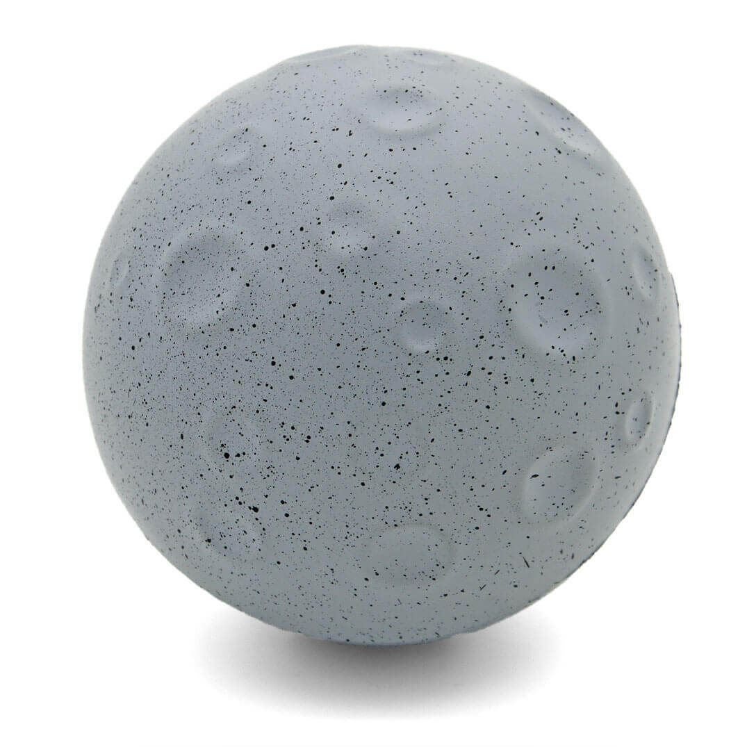 Grey Coloured Moon Stress Ball