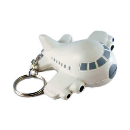Aeroplane Stress Ball Keyring