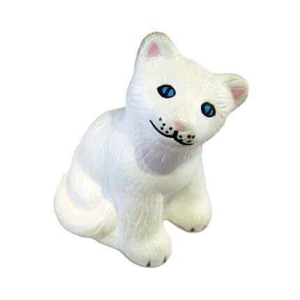 Cat Stress Ball- White