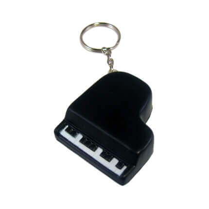 Piano Stress Ball Keyring
