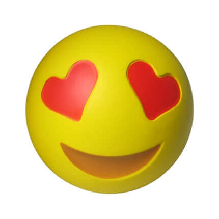 Love Heart Emoji Stress Ball