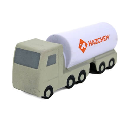 Hazchem Oil Tanker Truck Stress Ball Front View