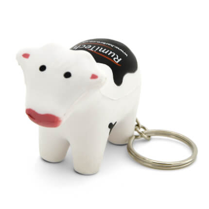 Cow Keyring Stress Ball