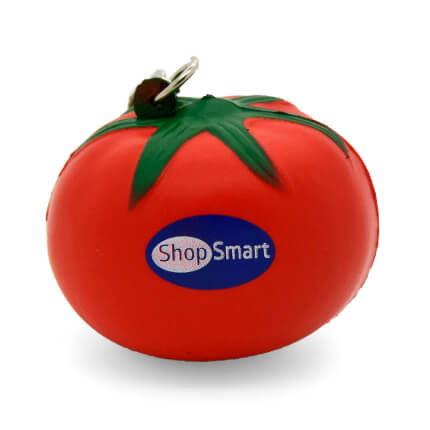 Tomato Stress Ball Keyring