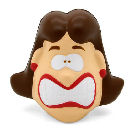 Crazy Face Female Stress Toy