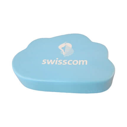 Blue cloud stress toy shape