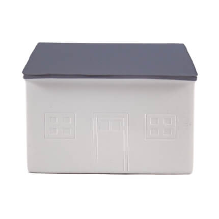 White House Grey Roof Front