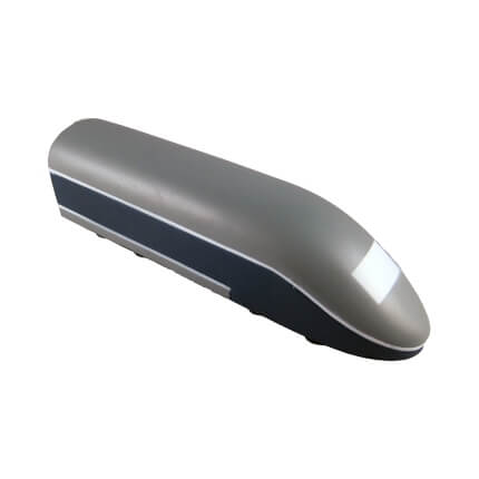 Silver TGV Train Right View