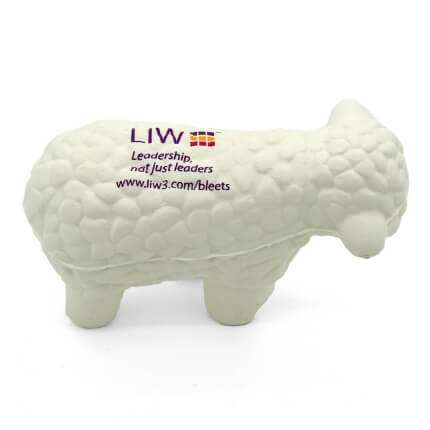 Sheep Stress Ball Aerial View