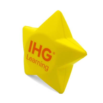 UK Made Star Stress Ball Alternate Front View