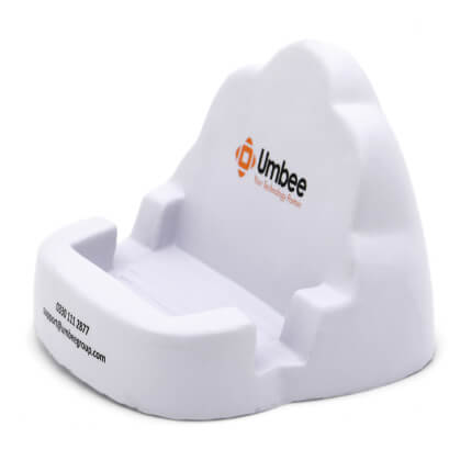 Cloud Phone Holder Stress Ball Side View