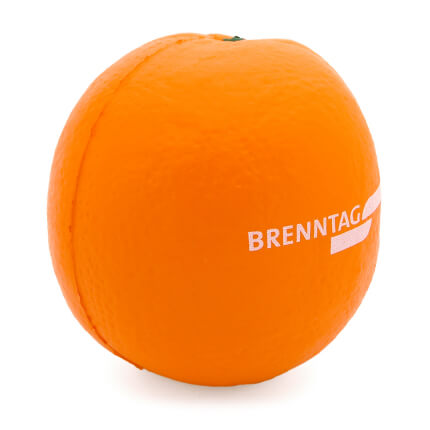 Orange Stress Ball Side View