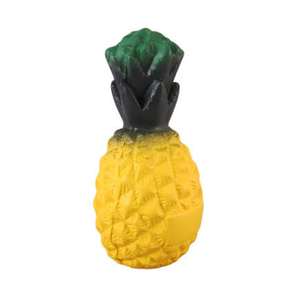 Pineapple stress ball shape side view
