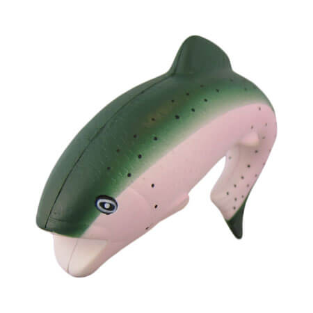 Trout stress toy shape