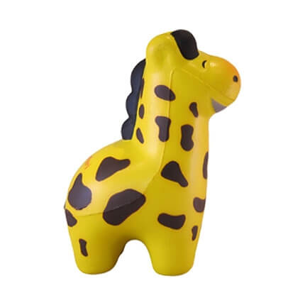 Giraffe stress ball shape side view