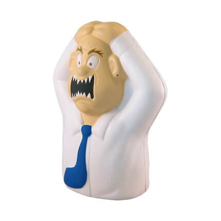 Angry Face Stress Ball Shape