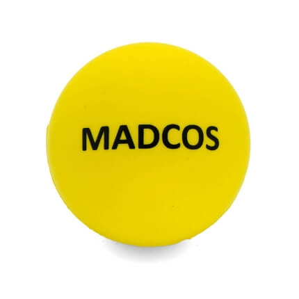 Smiley Faced Stress Ball Rear