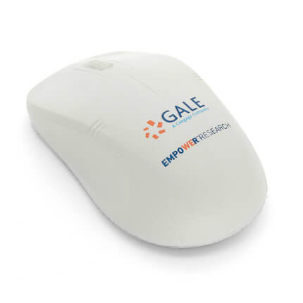 Modern Computer Mouse Stress Ball Rear View