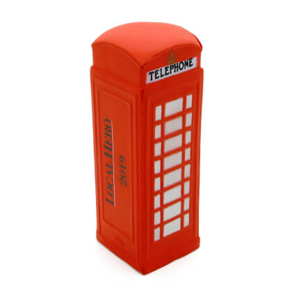 Telephone Box Stress Ball Side View