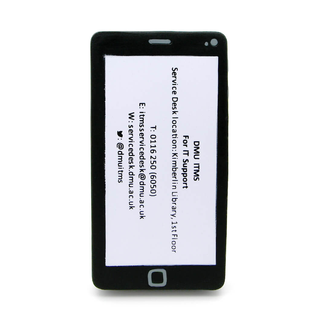 Smartphone Stress Ball Upright View View