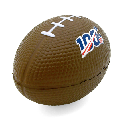 American Football Stress Ball Alternate End View