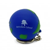 Globe Stress Ball Keyring