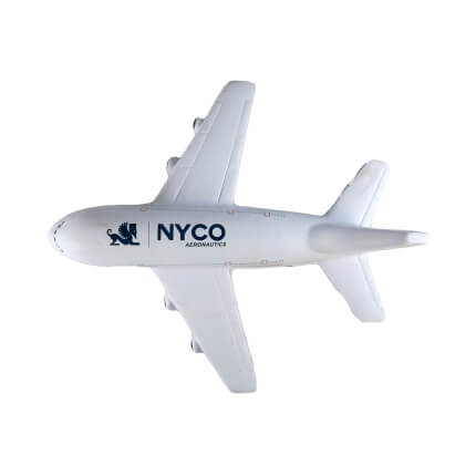 A380 Style Aeroplane Stress Ball Top View