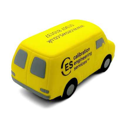 Stress Van in Yellow - Rear View